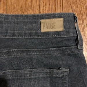 Paige Peg Skinny Dark Grey jeans